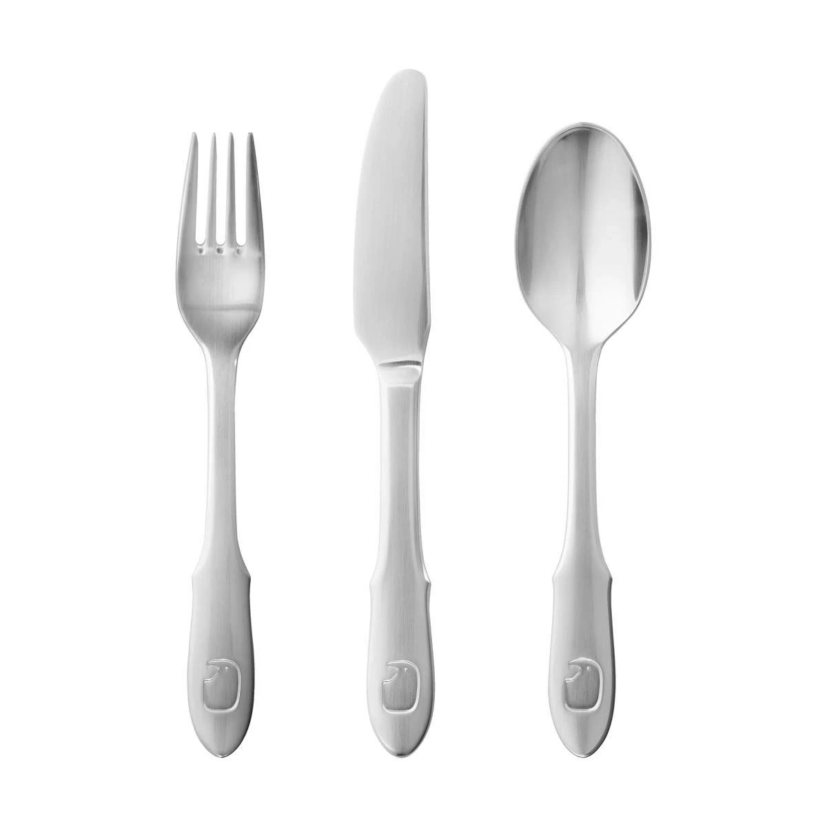 Georg Jensen Elephant Børnebestik - 3 Dele 3 Georg Jensen Elephant Børnebestik - 3 Dele