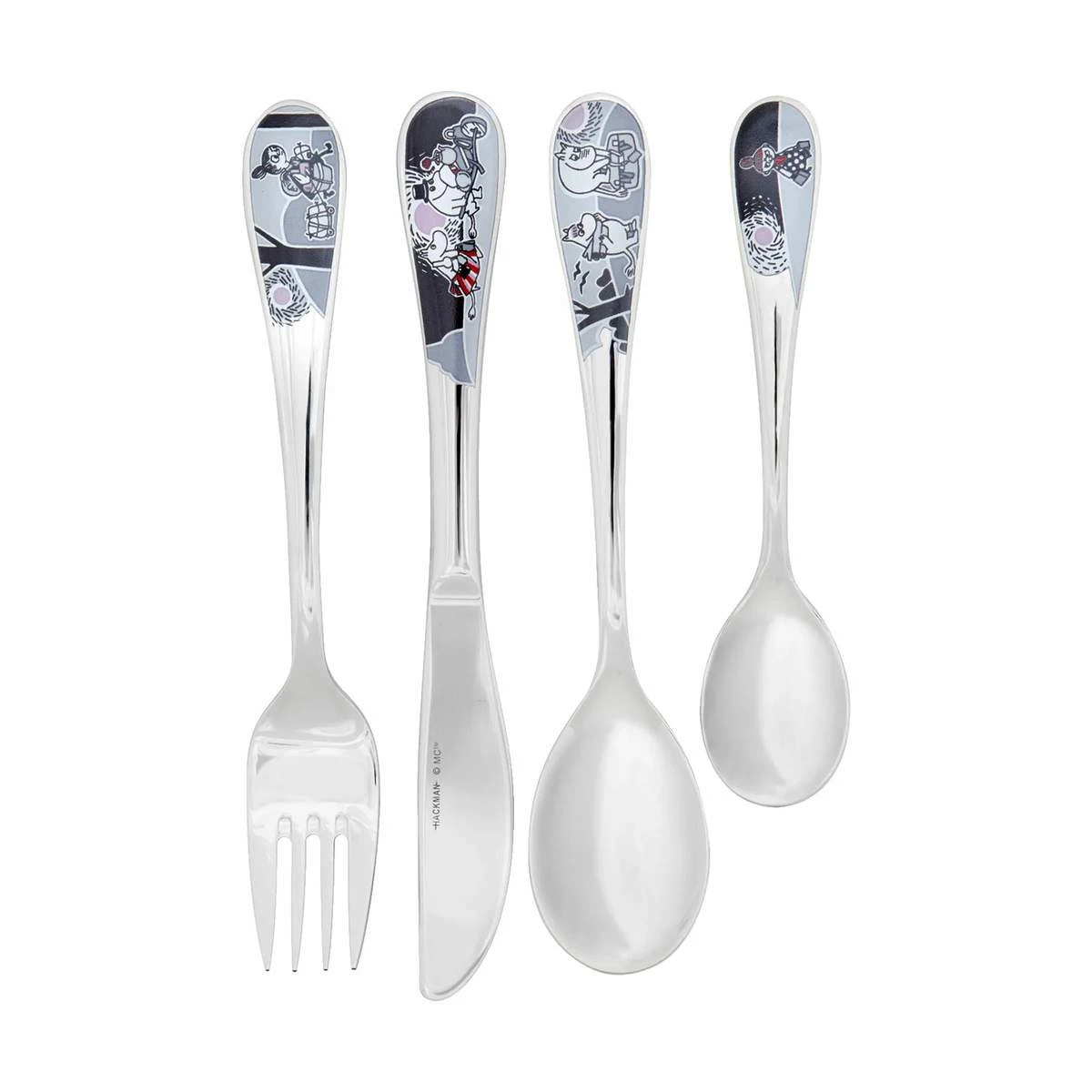 Arabia Mumi Bestiksæt Kometen - 4 Dele 3 Arabia Mumi Bestiksæt Kometen - 4 Dele