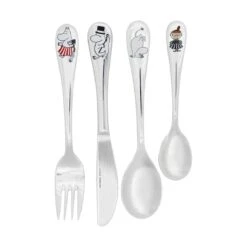 Arabia Mumi Bestiksæt Mumifamilien - 4 Dele