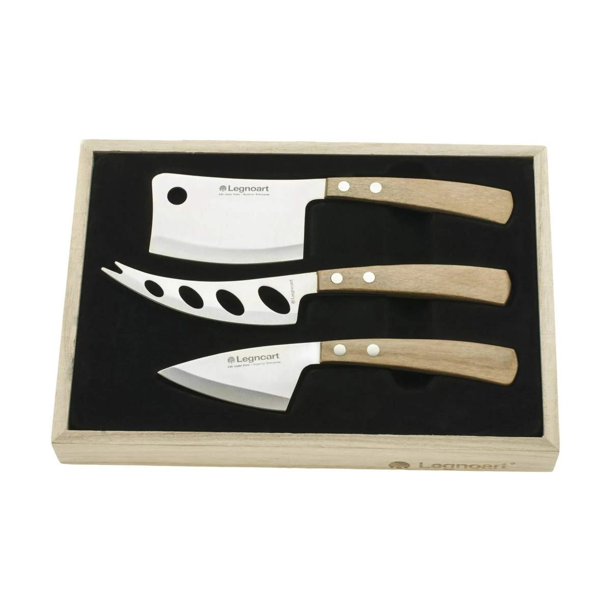 Cacio Osteknivesæt - 3 Dele 3 Cacio Osteknivesæt - 3 Dele